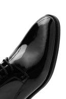 Men's Black Laced Patent Leather Classic Shoes | Derimod Men's Black Laced Patent Leather Classic Shoes | Derimod