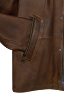 Windsor Male Mustard Suede Jacket | Derimod Windsor Male Mustard Suede Jacket | Derimod