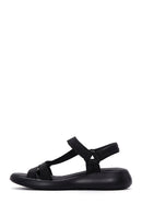 Women's Black Comfort Sandals | Derimod Women's Black Comfort Sandals | Derimod