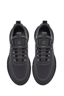 Derimod Zero Male Gray Thick-Soled Lace-Up Fabric Sneaker | Derimod Derimod Zero Male Gray Thick-Soled Lace-Up Fabric Sneaker | Derimod