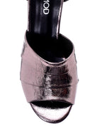 Women's Silver Heeled Shoes | Derimod Women's Silver Heeled Shoes | Derimod