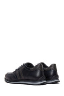 Erkek Lacivert Deri Casual Sneaker | Derimod Erkek Lacivert Deri Casual Sneaker | Derimod