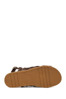 Woman Bronze Metallic Sandal | Derimod Woman Bronze Metallic Sandal | Derimod