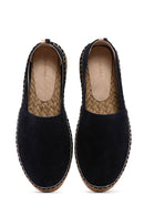 Men's Navy Blue Suede Espadrille | Derimod Men's Navy Blue Suede Espadrille | Derimod
