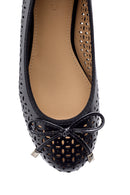 Women's Black Bow Ballerina Ballet | Derimod Women's Black Bow Ballerina Ballet | Derimod