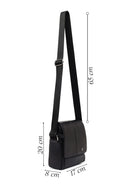 Male Black Leather Messenger Bag | Derimod Male Black Leather Messenger Bag | Derimod