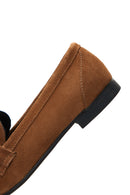 Women's Tan Suede Leather Loafer | Derimod Women's Tan Suede Leather Loafer | Derimod