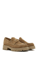 Kadın Süet Deri Loafer | Derimod Kadın Süet Deri Loafer | Derimod