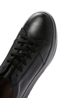 Erkek Siyah Deri Sneaker | Derimod Erkek Siyah Deri Sneaker | Derimod