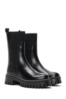 Women's Black Leather Chelsea Boots | Derimod Women's Black Leather Chelsea Boots | Derimod