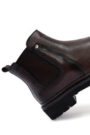 Male Brown Leather Chelsea Boots | Derimod Male Brown Leather Chelsea Boots | Derimod