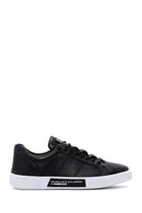 Hammer Jack Erkek Sıyah Toscana Deri Sneaker | Derimod Hammer Jack Erkek Sıyah Toscana Deri Sneaker | Derimod