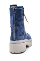 Women's Leather Suede Zippered Boots | Derimod Women's Leather Suede Zippered Boots | Derimod