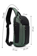 D-Pack Men's Green Crossbody Bag | Derimod D-Pack Men's Green Crossbody Bag | Derimod