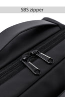 D-Pack Men's Black Fabric Handbag | Derimod D-Pack Men's Black Fabric Handbag | Derimod