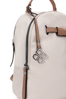 Woman Cream Backpack | Derimod Woman Cream Backpack | Derimod