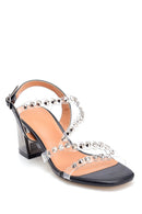 Women's Transparent Thick Heeled Sandals | Derimod Women's Transparent Thick Heeled Sandals | Derimod