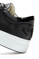 Women's Leather Zipper Sneaker | Derimod Women's Leather Zipper Sneaker | Derimod