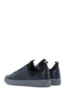 Erkek Lacivert Deri Sneaker | Derimod Erkek Lacivert Deri Sneaker | Derimod