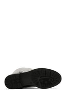 Women's Black Zippered Leather Boots | Derimod Women's Black Zippered Leather Boots | Derimod