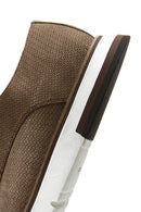 Men's Mink Nubuck Leather Casual Shoes | Derimod Men's Mink Nubuck Leather Casual Shoes | Derimod