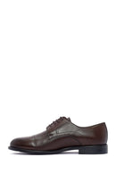 Men's Brown Laced Leather Classic Shoes | Derimod Men's Brown Laced Leather Classic Shoes | Derimod