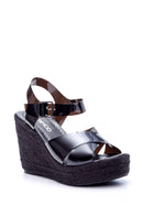 Women's Transparent Strappy Wedge Heeled Sandals | Derimod Women's Transparent Strappy Wedge Heeled Sandals | Derimod