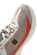 Women's Beige Lace-Up Chunky Sole Sneakers | Derimod Women's Beige Lace-Up Chunky Sole Sneakers | Derimod