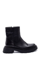 Women's Leather Matte Zipper Boots | Derimod Women's Leather Matte Zipper Boots | Derimod