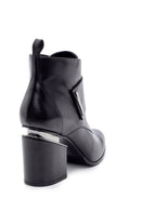 Women's Leather Heel Detailed Boots | Derimod Women's Leather Heel Detailed Boots | Derimod