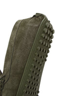 Men's Khaki Suede Leather Casual Loafer | Derimod Men's Khaki Suede Leather Casual Loafer | Derimod