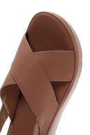 Kadın Taba Kalın Tabanlı Comfort Sandalet | Derimod Kadın Taba Kalın Tabanlı Comfort Sandalet | Derimod