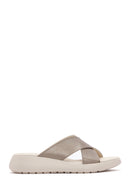 Women's Gold Comfort Slippers | Derimod Women's Gold Comfort Slippers | Derimod