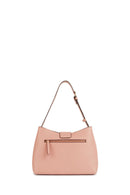 Geox Women's Beige Solangy Leather Shoulder Bag | Derimod Geox Women's Beige Solangy Leather Shoulder Bag | Derimod