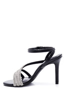 Women's Stone Heeled Sandals | Derimod Women's Stone Heeled Sandals | Derimod