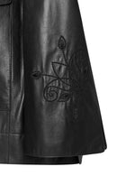 Jennifer Women's Black Leather Jacket | Derimod Jennifer Women's Black Leather Jacket | Derimod