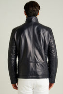 Ballet Men's Leather Jacket | Derimod Ballet Men's Leather Jacket | Derimod