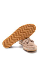 Women's Suede Tassel Detailed Espadrille | Derimod Women's Suede Tassel Detailed Espadrille | Derimod