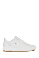 Geox Men's White Nebula Y Leather Sneaker | Derimod Geox Men's White Nebula Y Leather Sneaker | Derimod