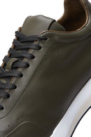 Erkek Yeşil Deri Sneaker | Derimod Erkek Yeşil Deri Sneaker | Derimod