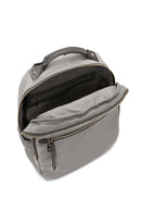 Women's Gray Fabric Backpack | Derimod Women's Gray Fabric Backpack | Derimod