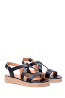Women's Cork Sole Sandals | Derimod Women's Cork Sole Sandals | Derimod
