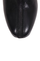 Women's Zipper Detailed Leather Boots | Derimod Women's Zipper Detailed Leather Boots | Derimod