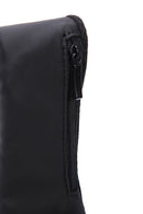 D-Pack Men's Black Technological Fabric Crossbody Bag | Derimod D-Pack Men's Black Technological Fabric Crossbody Bag | Derimod