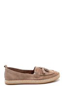 Women's Suede Tassel Detailed Espadrille | Derimod Women's Suede Tassel Detailed Espadrille | Derimod