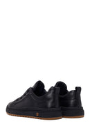 Erkek Siyah Bağcıklı Deri Sneaker | Derimod Erkek Siyah Bağcıklı Deri Sneaker | Derimod