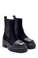 Women's Leather Thick Sole Chelsea Boots | Derimod Women's Leather Thick Sole Chelsea Boots | Derimod