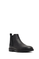 Men's Black Leather Chelsea Boot | Derimod Men's Black Leather Chelsea Boot | Derimod