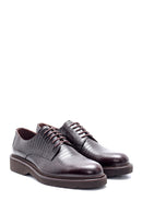 Men's Leather Printed Classic Shoes | Derimod Men's Leather Printed Classic Shoes | Derimod