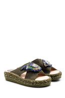 Kadın İncili Espadril Terlik | Derimod Kadın İncili Espadril Terlik | Derimod